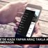 ÜMRANİYE DE KAZA YAPAN ARAÇ TAKLA ATTI; O ANLAR KAMERADA