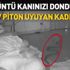 Korkunç! Dev pitonun uyuyan kadını ısırdığı görüntüler saniye saniye kaydedildi Korkunç! Dev pitonun uyuyan kadını ısırdığı görüntüler saniye saniye kaydedildi