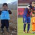 Poşet formalı Messi kahramanı ile buluştu