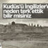 Murat Bardakçı Kudüs'ün İngilizlere verilmesini anlattı