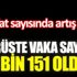 ﻿Virüste vaka sayısı 8 bin 151 oldu. Vefat sayısında artış var