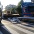 Tırdan düşen demir silindir D130 Karayolu’nu trafiğe kapattı Tırdan düşen demir silindir D130 Karayolu’nu trafiğe kapattı