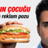 Emrah'tan acıların çocuğu bakışıyla reklam pozu