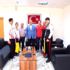Başarılı sporculardan Müdür Tunç a ziyaret Başarılı sporculardan Müdür Tunç a ziyaret