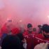 Samsunspor a havalimanında coşkulu karşılama