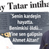 Benim kardeşim öldü Ahmet Altan!
