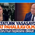 Işın Çelebi: Atatürk hayatta olsaydı hayat pahalılığı olmazdı