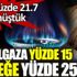 ﻿Doğalgaza yüzde 15, ekmeğe yüzde 25 zam