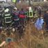 Manisa'da devrilen minibüsteki iki kişi öldü, 9 kişi yaralandı