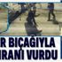İstanbul'da dehşet anları! Döner bıçağıyla saldıran genci tabancayla vurdu
