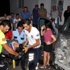 Yoldan çıkan otomobil evin terasına uçtu: 1 yaralı Yoldan çıkan otomobil evin terasına uçtu: 1 yaralı