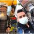 Su bidonu ve lavabo giderinden maske yaptı