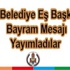 Eş Başkanlarda Bayram Mesajı