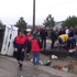 Uşak'ta işçileri taşıyan minibüs devrildi, 17 yarlı var Uşak'ta işçileri taşıyan minibüs devrildi, 17 yarlı var
