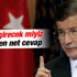 Başbakan Davutoğlu'ndan Suriye açıklaması