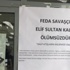 ODTÜ'de Elif Sultan Kalşen pankartı ODTÜ'de Elif Sultan Kalşen pankartı