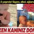 İstanbul'da akıllara durgunluk veren olay! 1,5 yaşındaki bebeğe alkol içirip fotoğraflarını paylaştı
