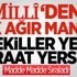 Milli'den Çok Ağır Manşet