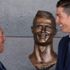 Ronaldo'nun büstü olay oldu!