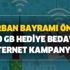 Kurban Bayramı öncesi 30 GB hediye bedava internet kampanyası! Bedava internet nasıl alınır?