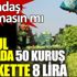 ﻿Marul tarlada 50 kuruş markette 8 lira. Vatandaş yaşamasın mı