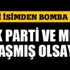 CHP'li isimden bomba iddia!