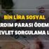 1000 TL sosyal yardım başvuru ve sonuçları