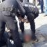 Polise kafa atıp dudağını patlatan şahıs gözaltına alındı