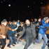 500 üniversitelinin kartopu savaşını polis bitirdi