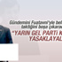Davutoğlu'ndan parti kapatmayı imkansızlaştıralım çağrısı Davutoğlu'ndan parti kapatmayı imkansızlaştıralım çağrısı