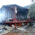 Prefabrik Ev Tamamen Yandı
