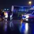 Halk otobüsü ile otomobil çarpıştı: 2'si çocuk 4 yaralı