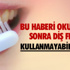 Milletvekili Adaylarına Özel Seçim Menüsü
