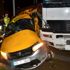 Samsun’da tır ticari taksiye çarptı: 3 yaralı