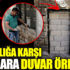 Hırsızlığa karşı kapılara duvar ördüler Hırsızlığa karşı kapılara duvar ördüler