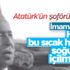 Mustafa Kemal Atatürk'ün imama bira ikram ettiği gün