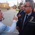 Motosikletlilerin üzerine süren şoföre polisten ders