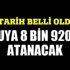 Kamuya 8 bin 920 kişi atanacak