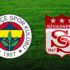 Fenerbahçe Sivasspor'u konuk ediyor...İşte muhtemel 11'ler