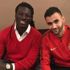 Bafetimbi Gomis, Monaco forması giyen Rachid Ghezzal'ı ziyaret etti