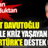 ﻿Kovulan kovulduktan sonra Ahmet Davutoğlu MHP ile kriz yaşayan HaberTürk'e destek çıktı
