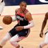 Russell Westbrook'tan geceye damga vuran performans Russell Westbrook'tan geceye damga vuran performans