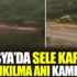 ﻿Amasya’da sele kapılan evin yıkılma anı kamerada