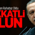 Cumhurbaşkanı Erdoğan Osmanlı Ocakları'ndan Rahatsız