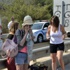Turistleri taşıyan otobüs kaza yaptı
