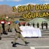 Hakkari'de şehit olan üç asker için tören