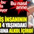 ﻿Sosyete bu skandalla çalkalandı. Ünlü iş insanının karısı 4 yaşındaki çocuğuna alkol içirirken yakalandı