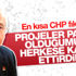 Kemal Kılıçdaroğlu: CHP projelerin partisidir
