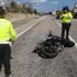 Otomobil ile motosiklet çarpıştı Otomobil ile motosiklet çarpıştı