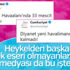 Heykel medyasının mescit rahatsızlığı